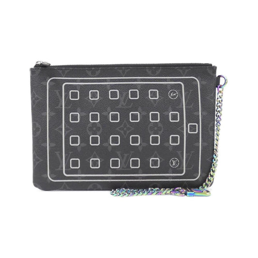 Louis Vuitton Coated Canvas Black Small Bags
