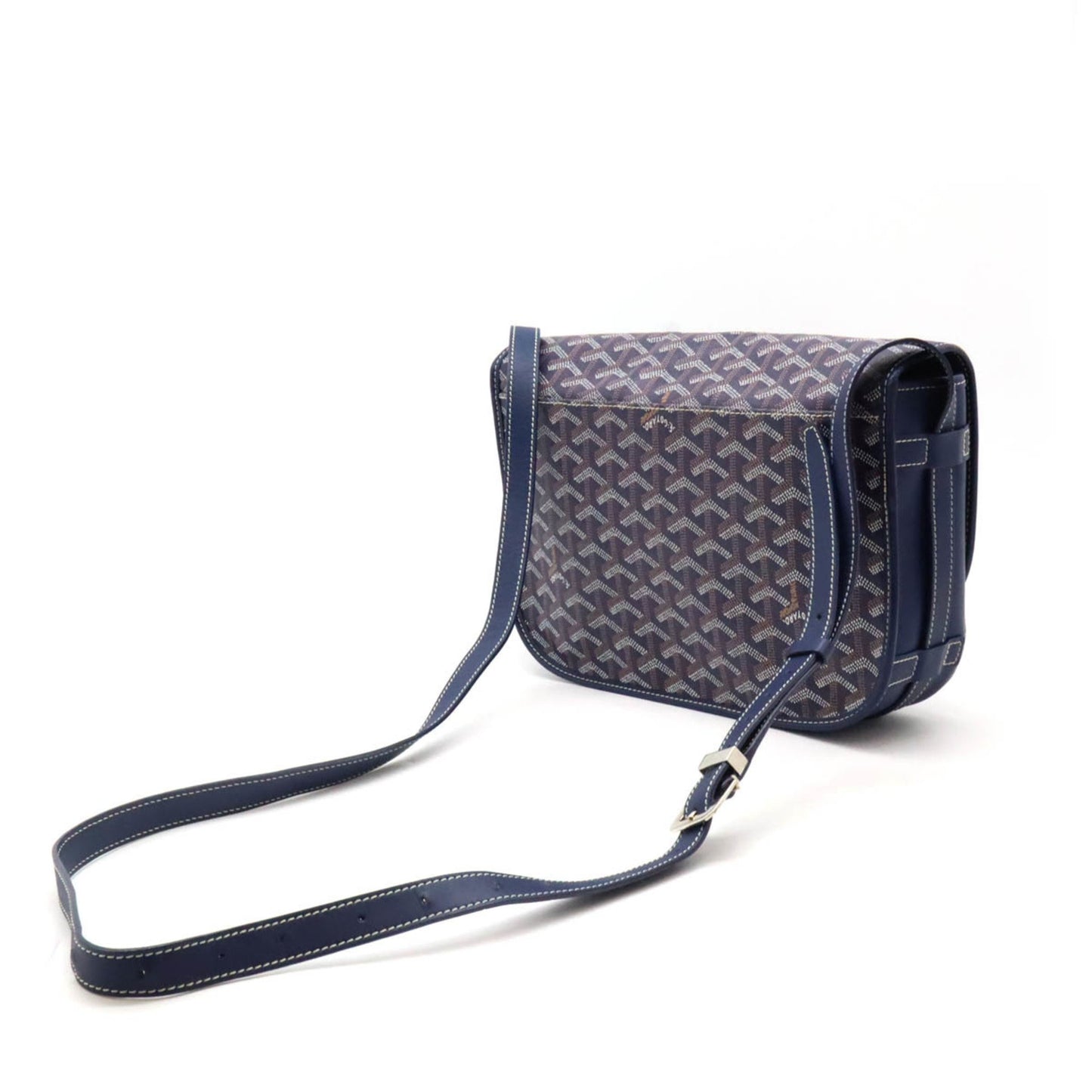 Goyard Coated Canvas Blue Shoulder Bags