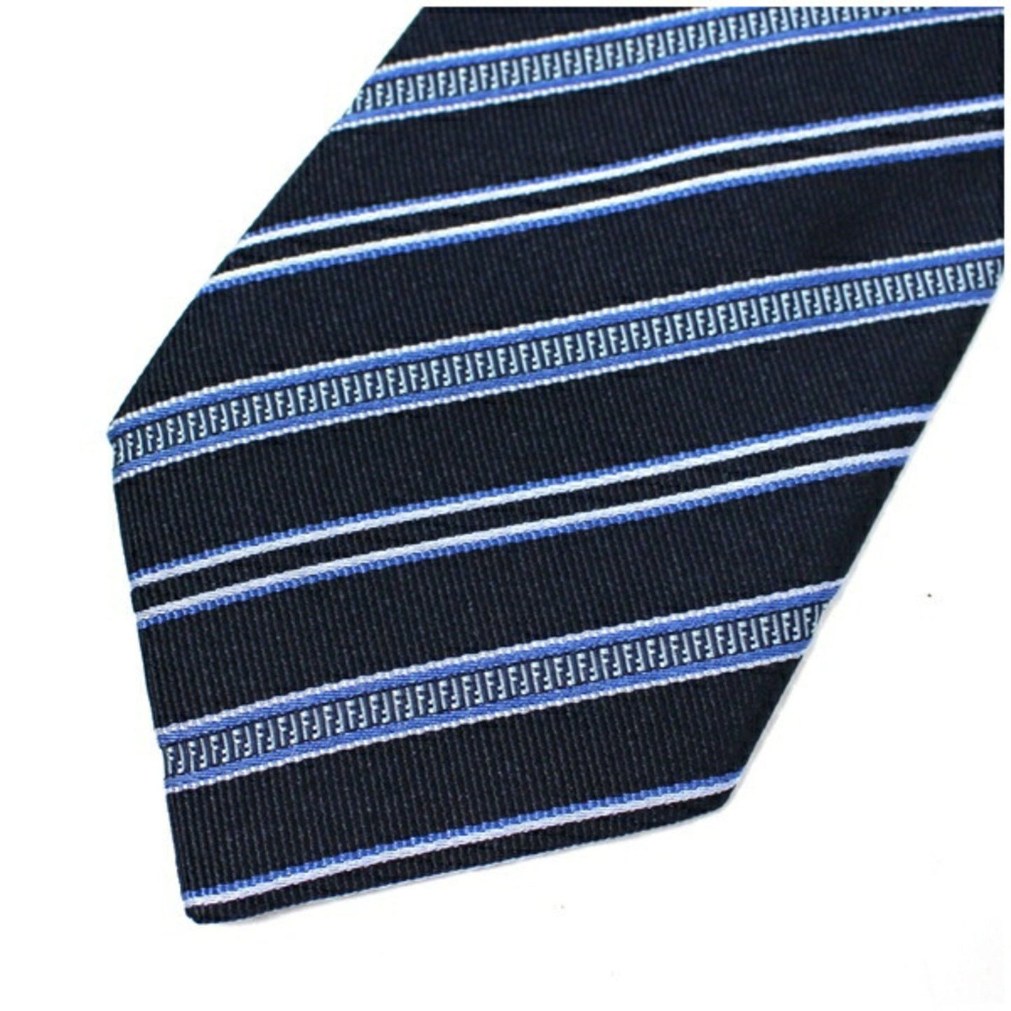 Fendi Silk Blue Ties