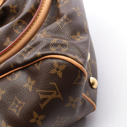 Louis Vuitton Coated Canvas Brown Handbags