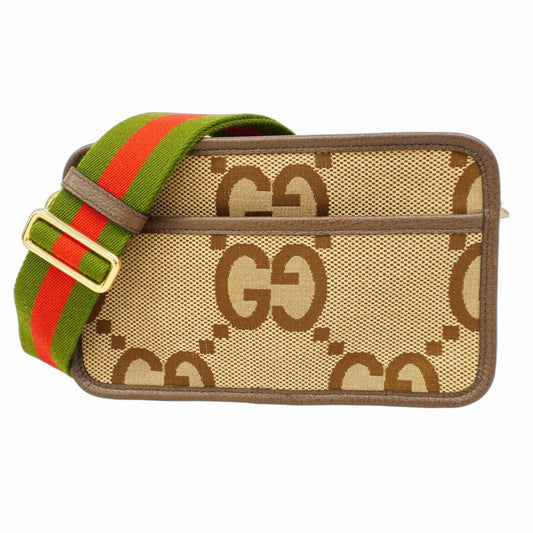 Gucci Canvas Brown Shoulder Bags