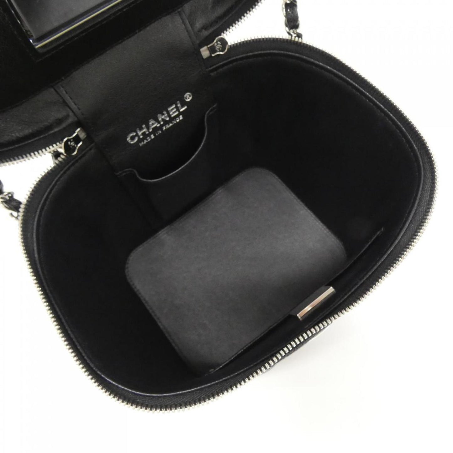 Chanel Calfskin Black Shoulder Bags