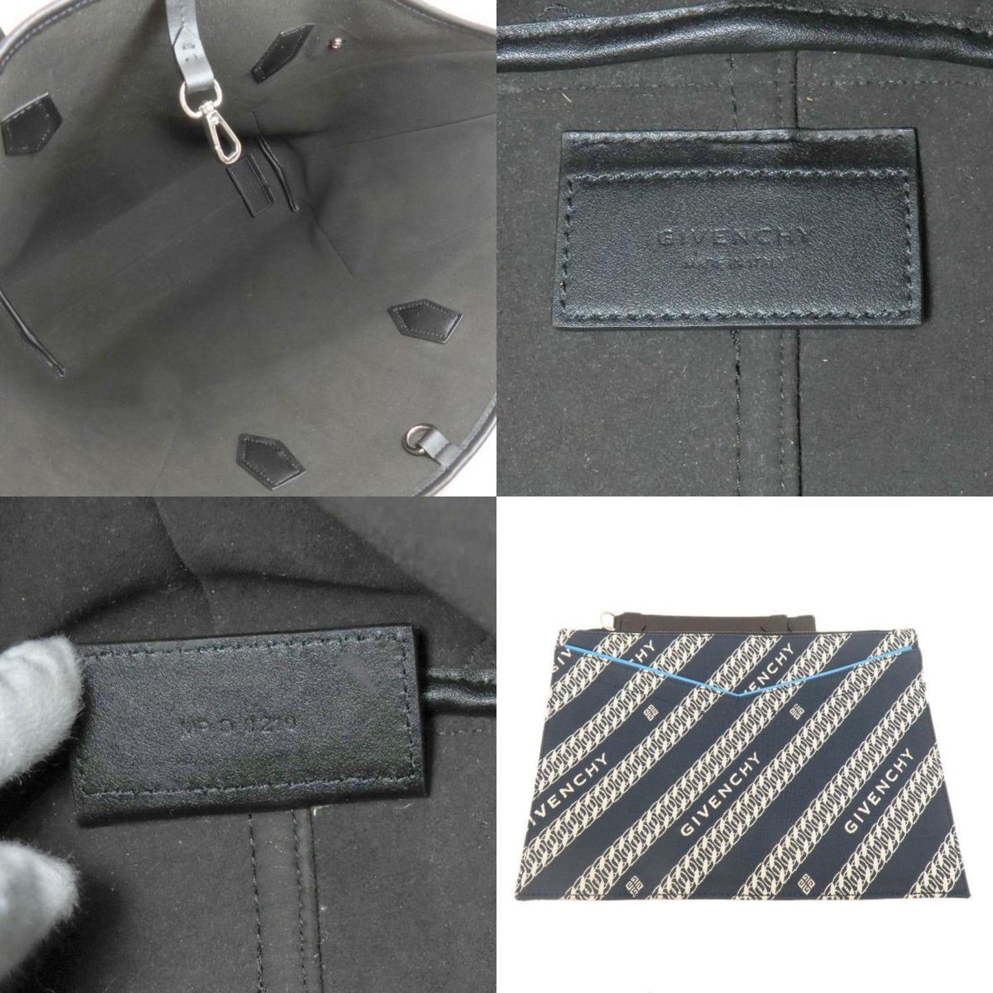 Givenchy Canvas Blue Tote Bags