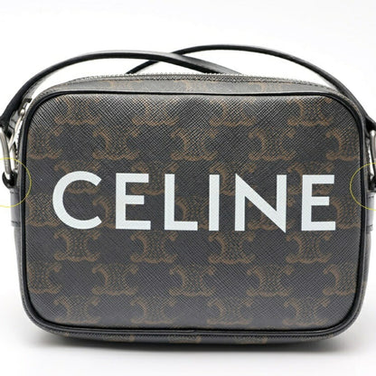 Celine Canvas Brown Shoulder Bags