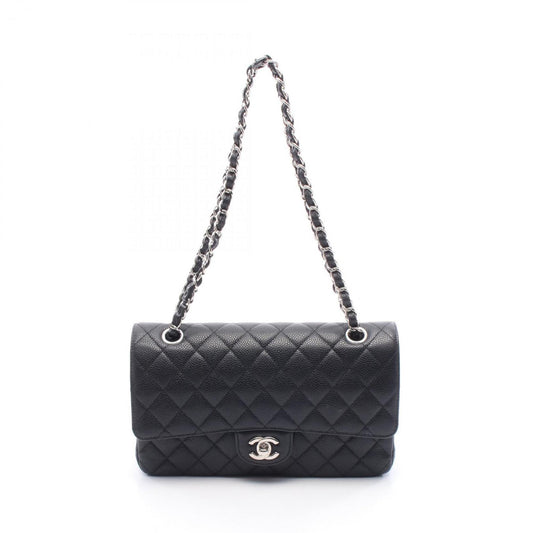 Chanel Calfskin Black Shoulder Bags