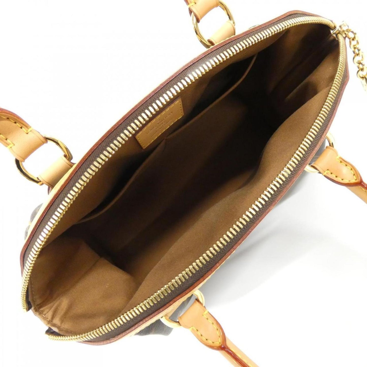Louis Vuitton Coated Canvas Brown Handbags