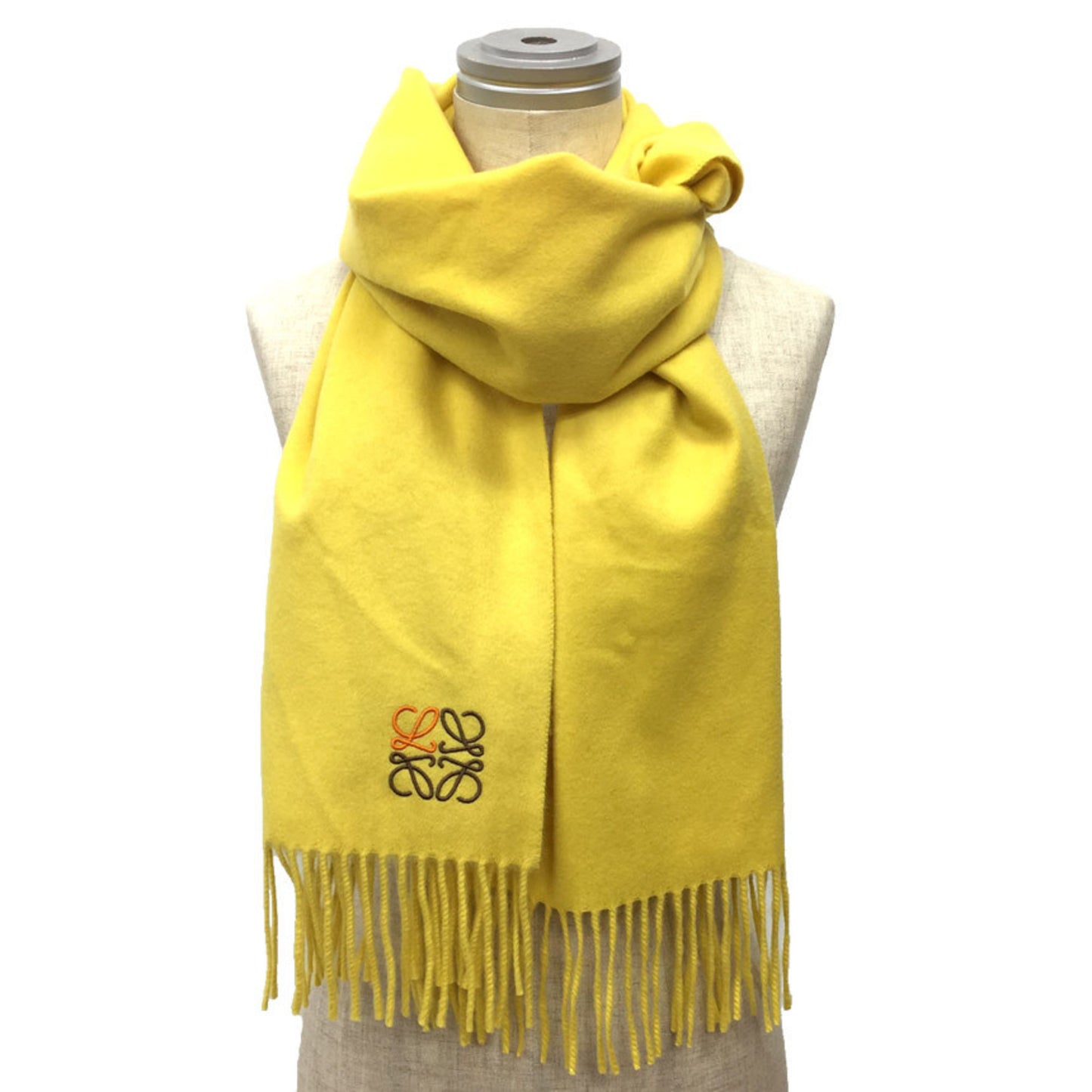 Loewe Cashmere Yellow Scarves