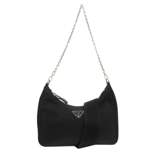 Prada Nylon Black Shoulder Bags