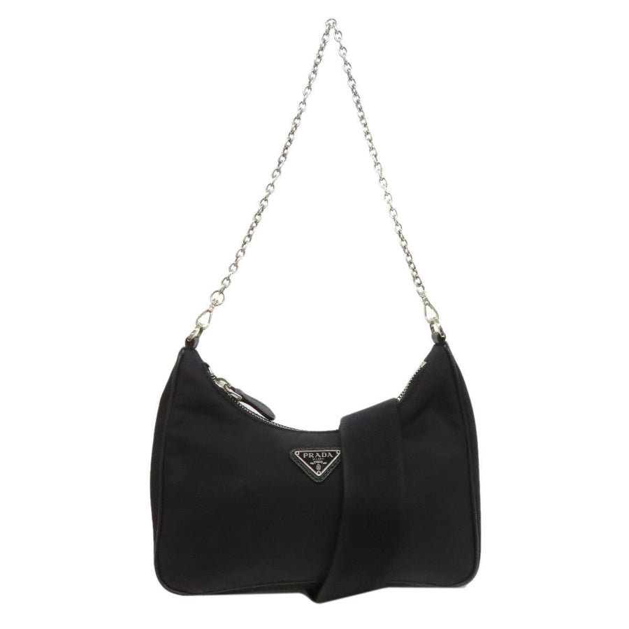 Prada Nylon Black Shoulder Bags