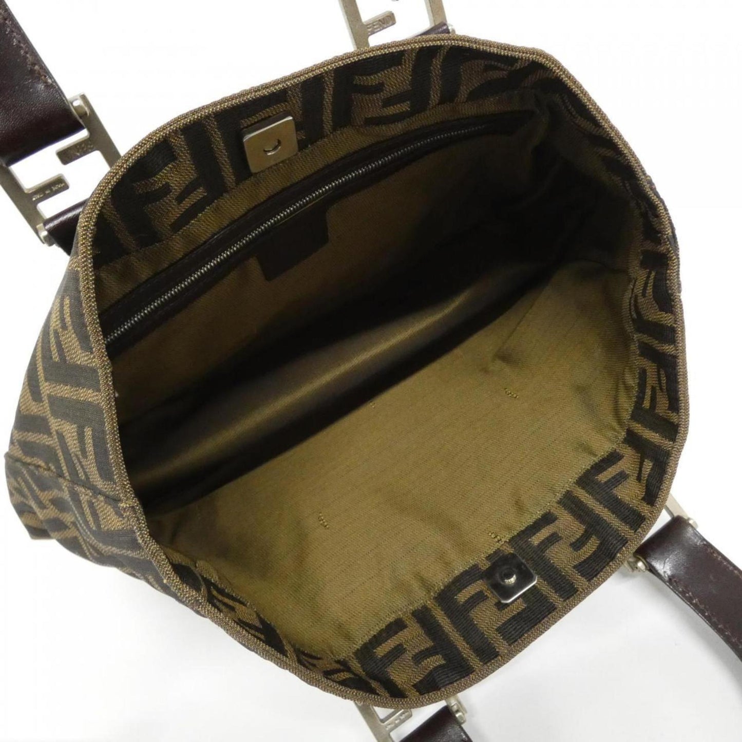 Fendi Canvas Brown Handbags