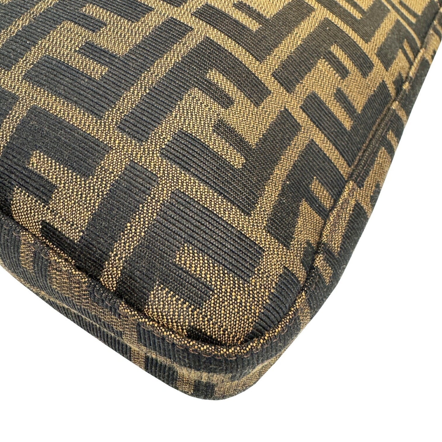 Fendi Canvas Brown Shoulder Bags