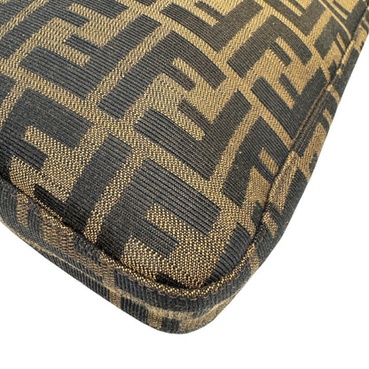 Fendi Canvas Brown Shoulder Bags