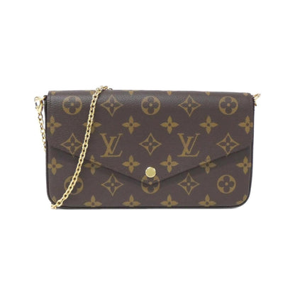 Louis Vuitton Coated Canvas Brown Shoulder Bags