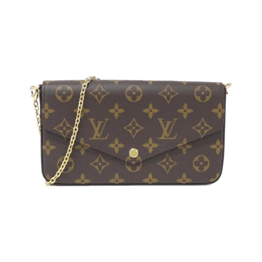Louis Vuitton Coated Canvas Brown Shoulder Bags