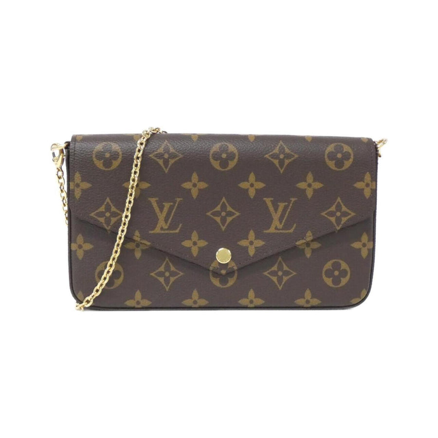 Louis Vuitton Coated Canvas Brown Shoulder Bags