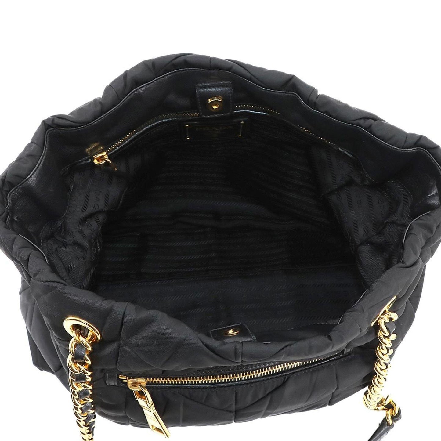 Prada Nylon Black Tote Bags