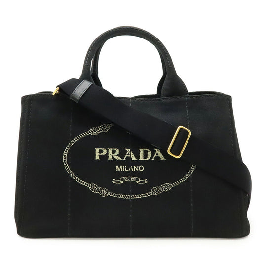 Prada Canvas Black Shoulder Bags
