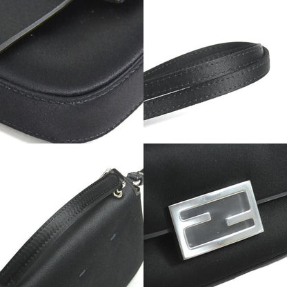 Fendi Silk Black Shoulder Bags