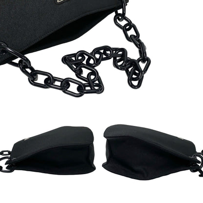 Prada Canvas Black Shoulder Bags