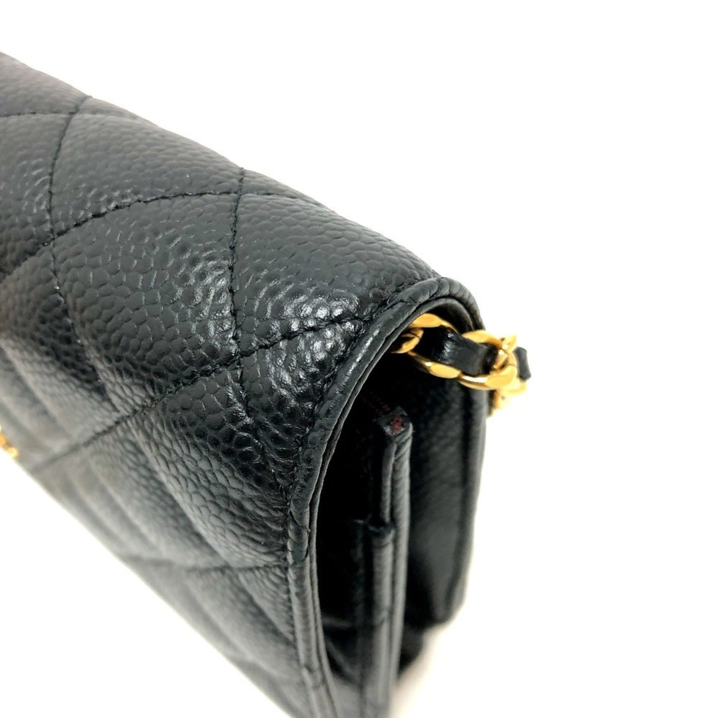 Chanel Calfskin Black Shoulder Bags