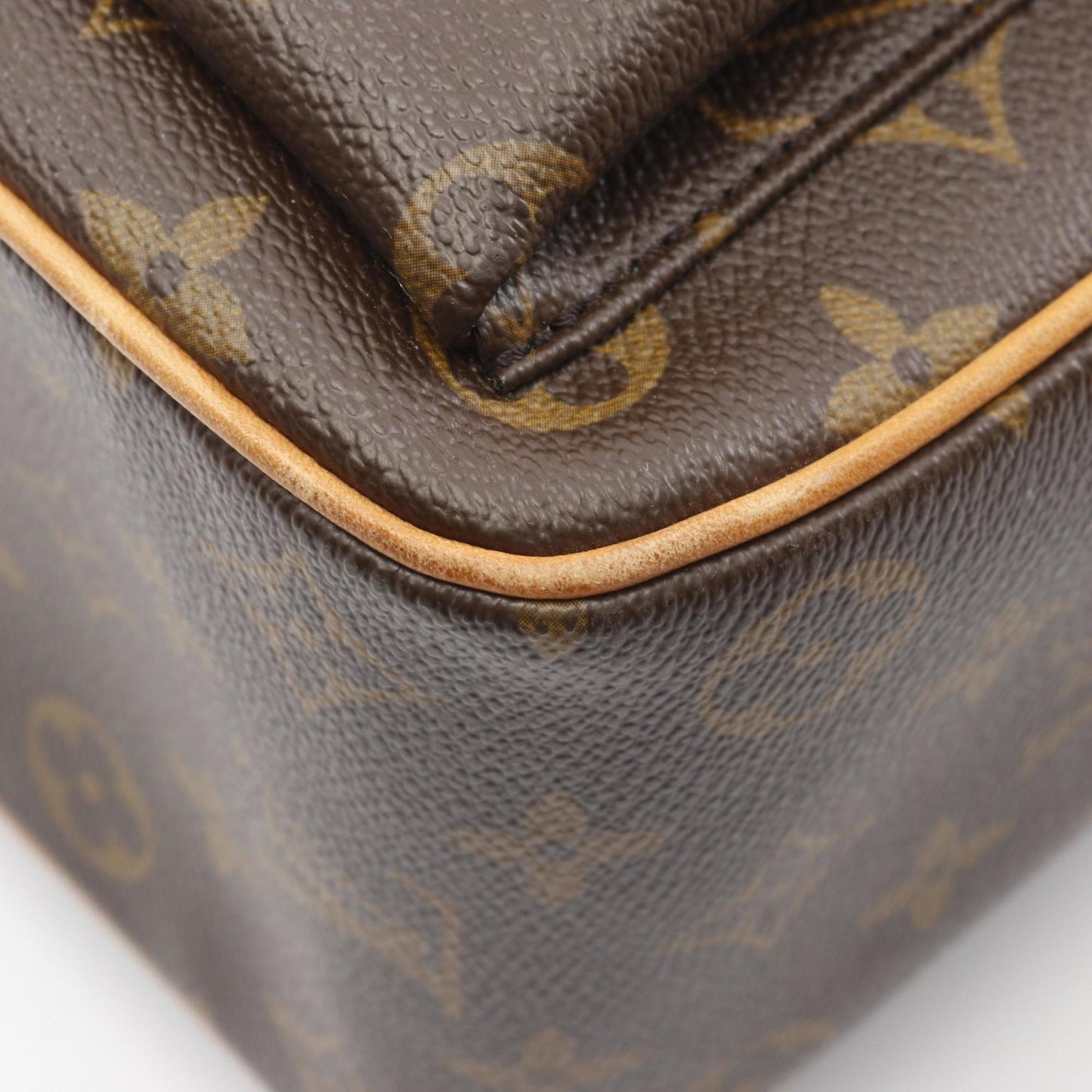 Louis Vuitton Coated Canvas Brown Handbags