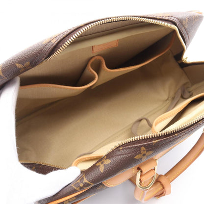 Louis Vuitton Coated Canvas Brown Handbags