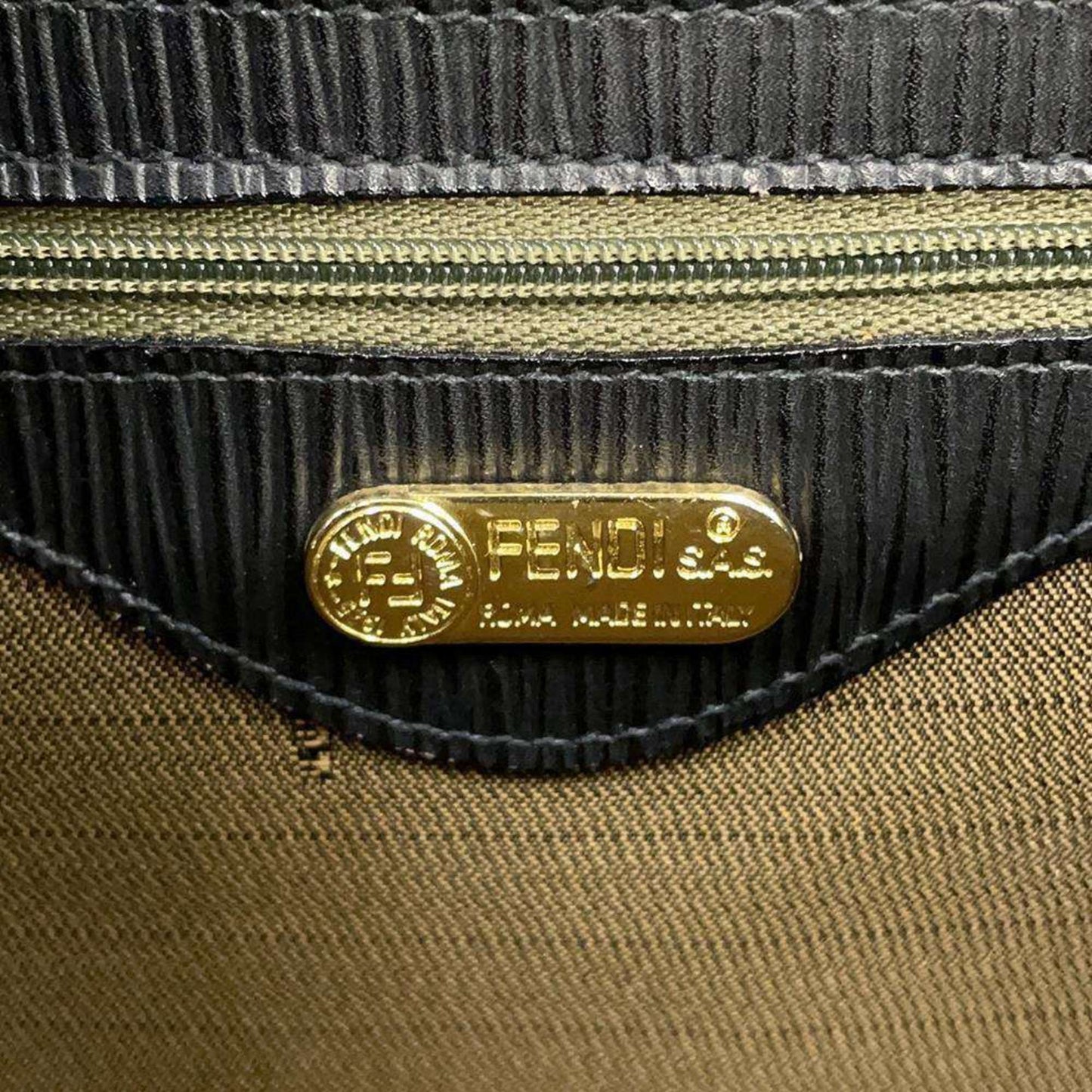 Fendi Canvas Brown Handbags