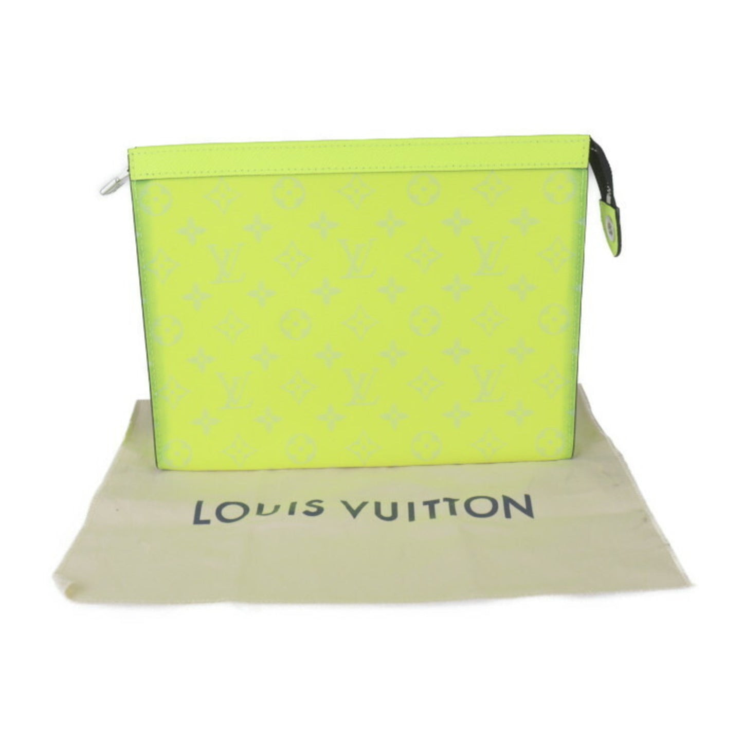 Louis Vuitton Monogram Canvas Yellow Clutch Bags