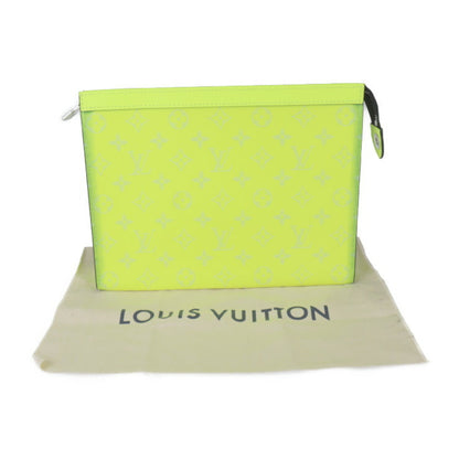 Louis Vuitton Monogram Canvas Yellow Clutch Bags