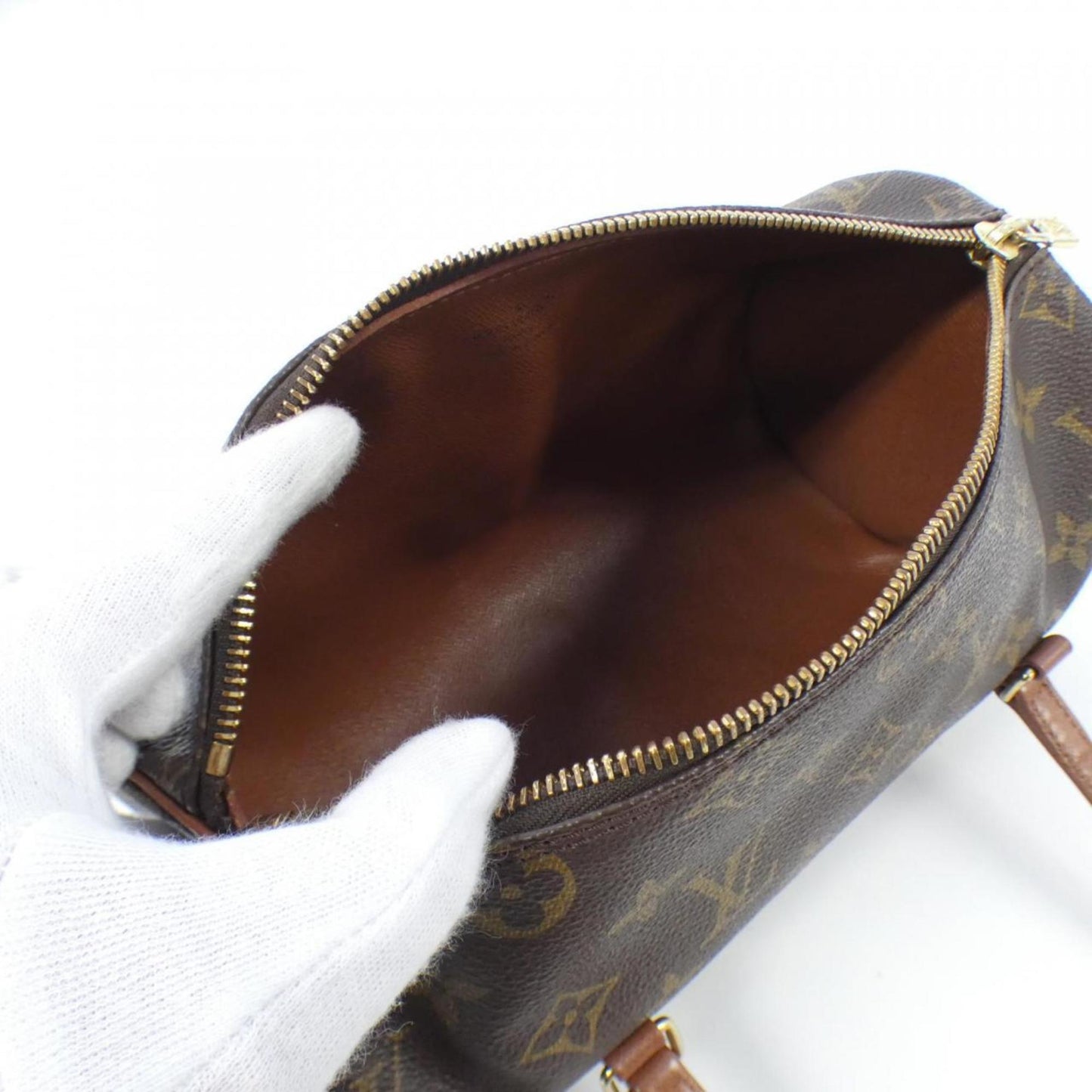 Louis Vuitton Coated Canvas Brown Handbags