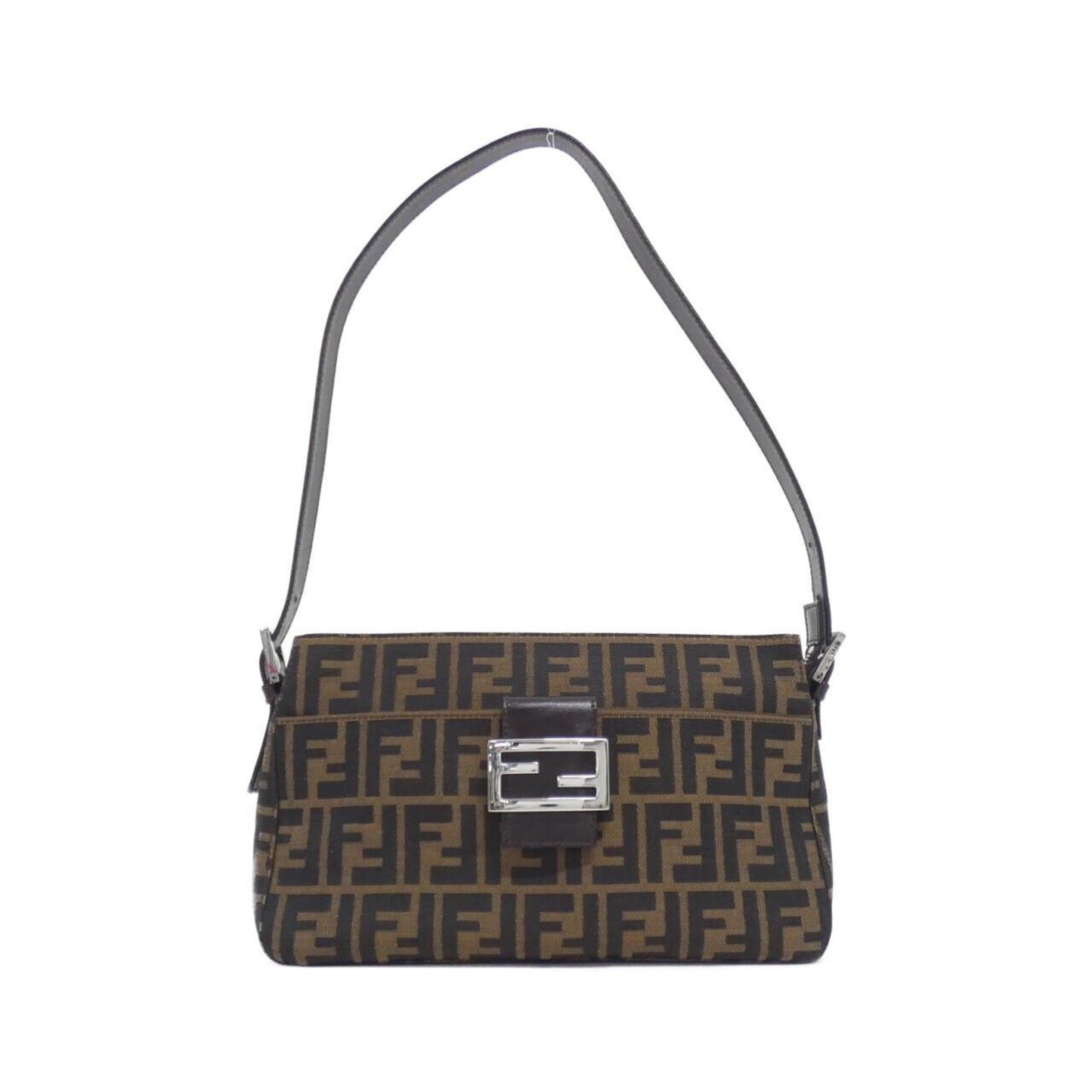 Fendi Canvas Brown Shoulder Bags