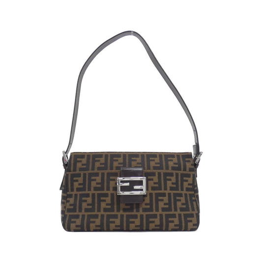 Fendi Canvas Brown Shoulder Bags