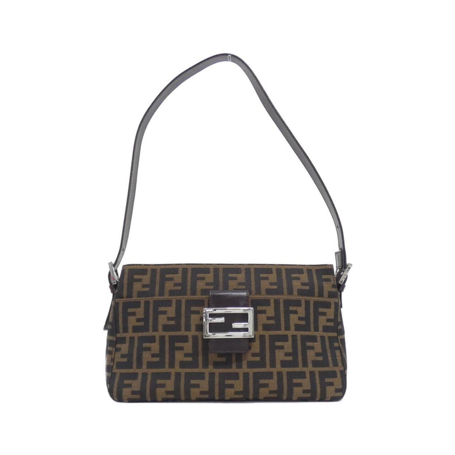 Fendi Canvas Brown Shoulder Bags