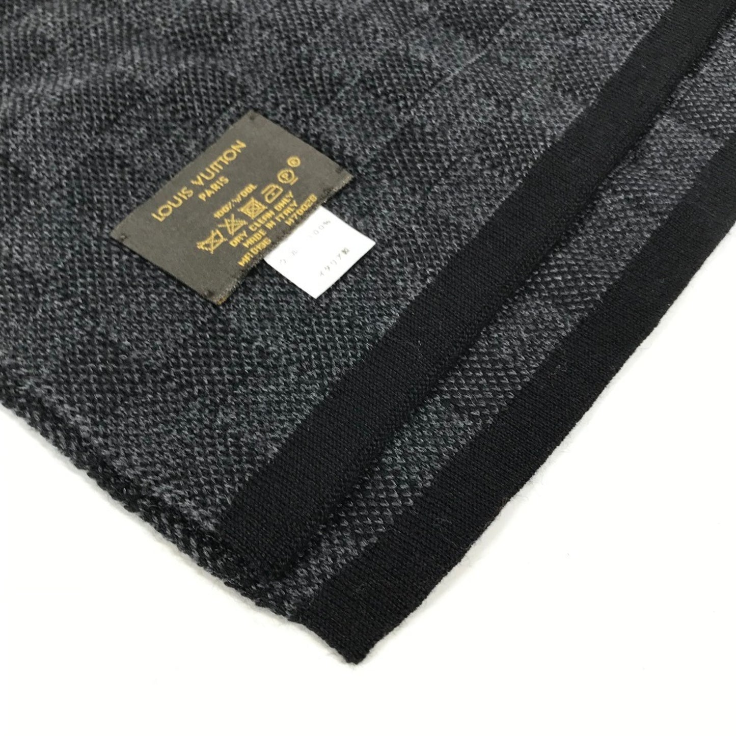 Louis Vuitton Wool Black Scarves