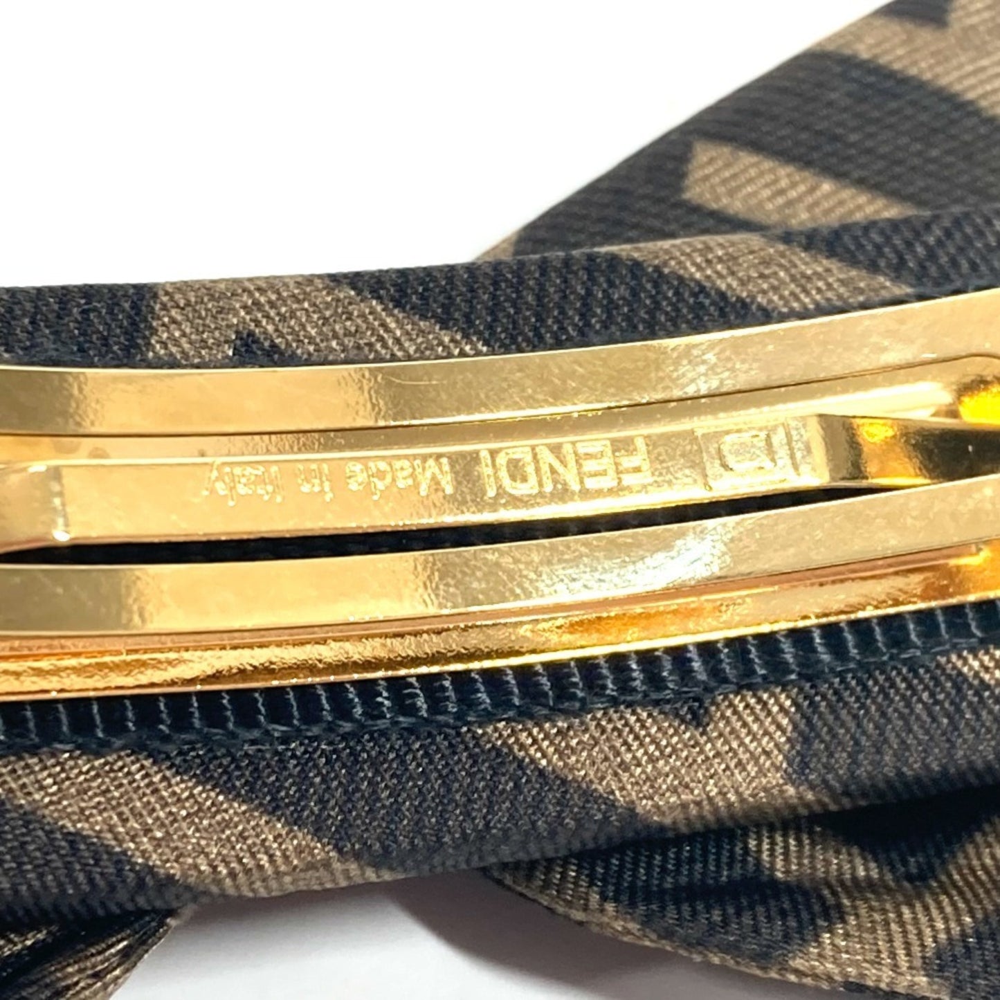 Fendi Silk Brown Bracelets