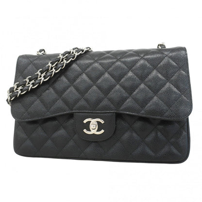 Chanel Calfskin Black Shoulder Bags