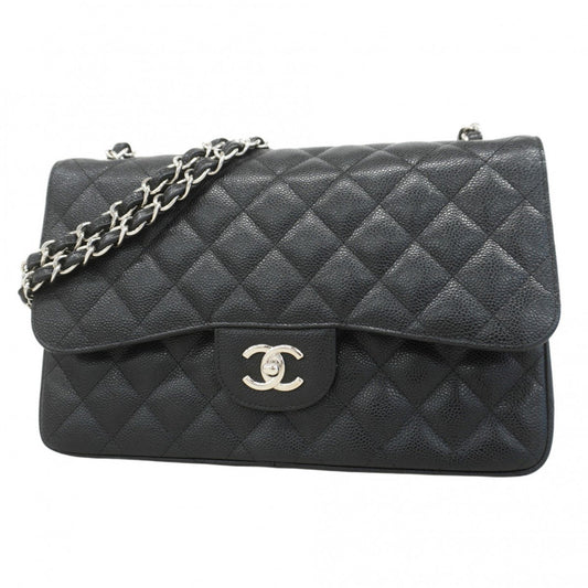 Chanel Calfskin Black Shoulder Bags