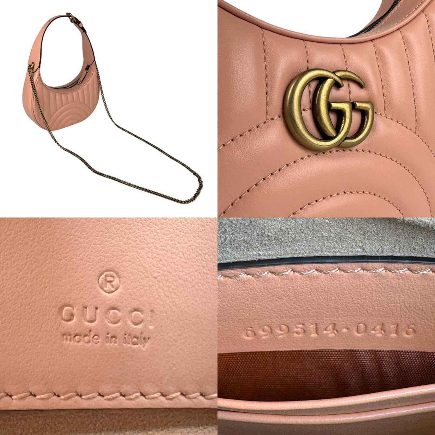 Gucci Other Metal Gold Handbags