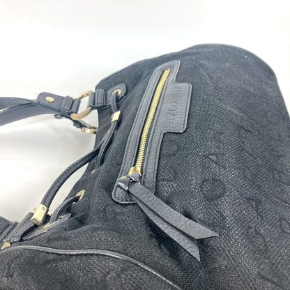 Bvlgari Canvas Black Shoulder Bags