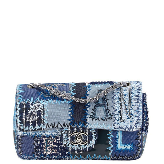 Chanel Denim Blue Handbags
