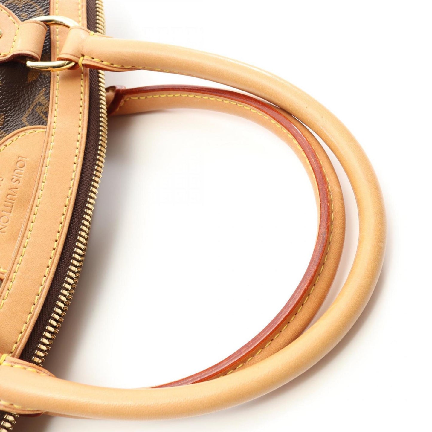 Louis Vuitton Coated Canvas Brown Handbags