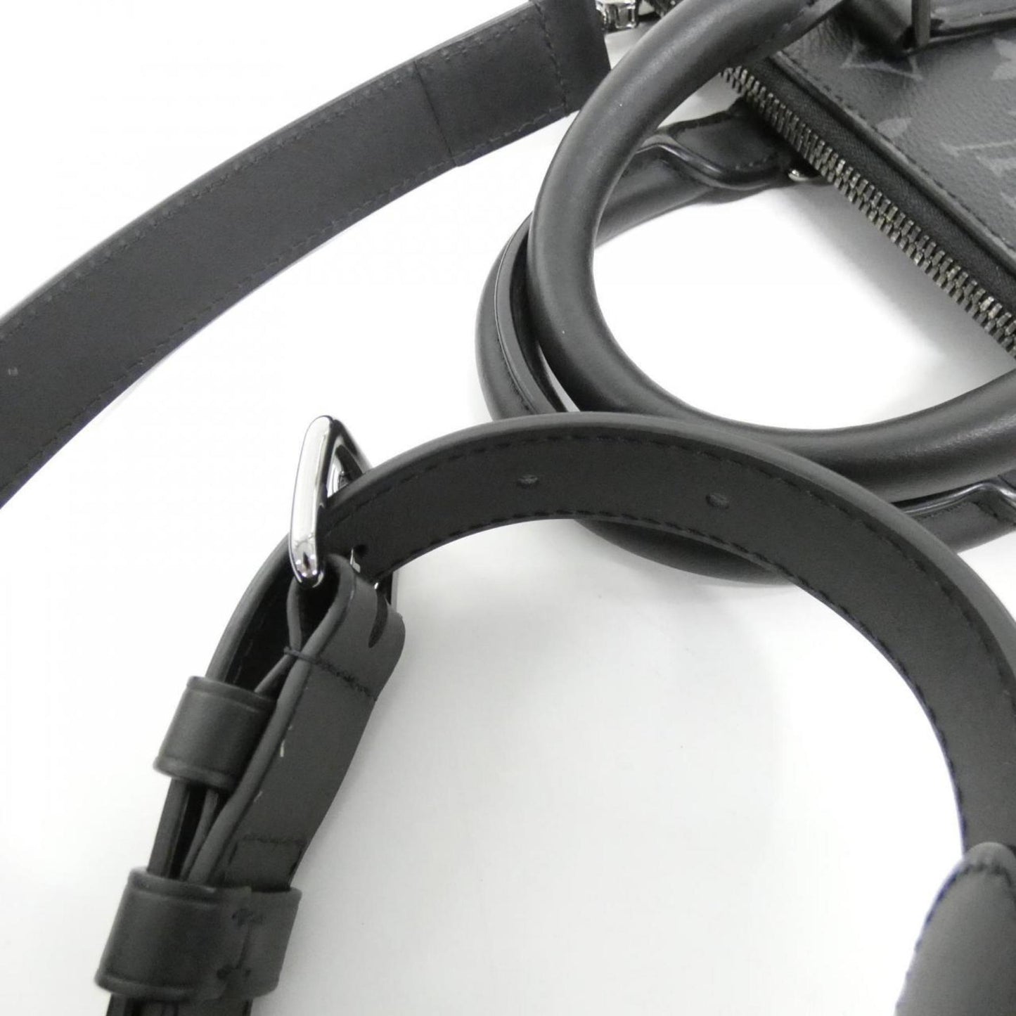 Louis Vuitton Coated Canvas Black Handbags