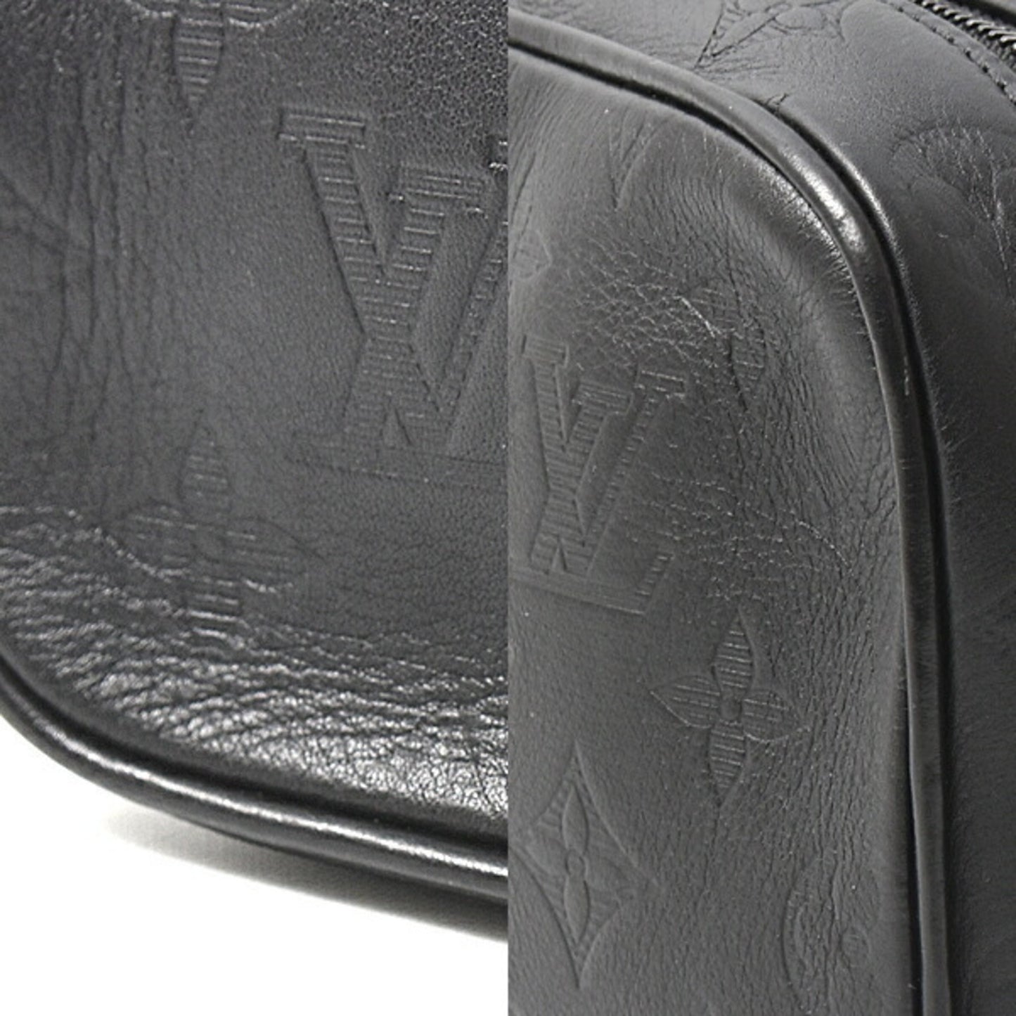 Louis Vuitton Monogram Canvas Black Clutch Bags
