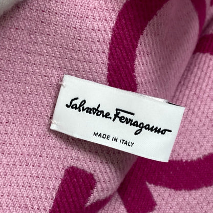 Salvatore Ferragamo Wool Pink Scarves