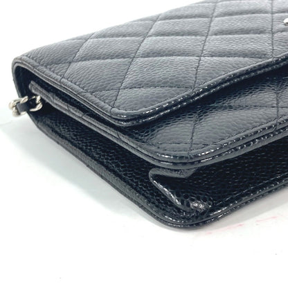 Chanel Calfskin Black Shoulder Bags