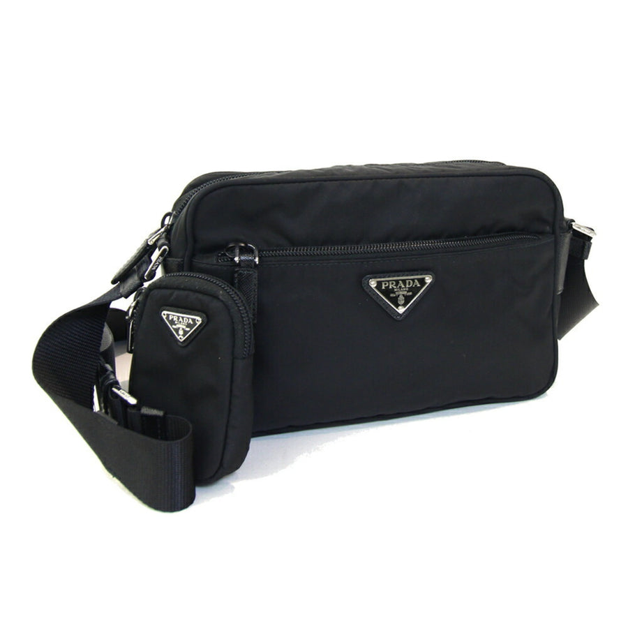 Prada Nylon Black Shoulder Bags