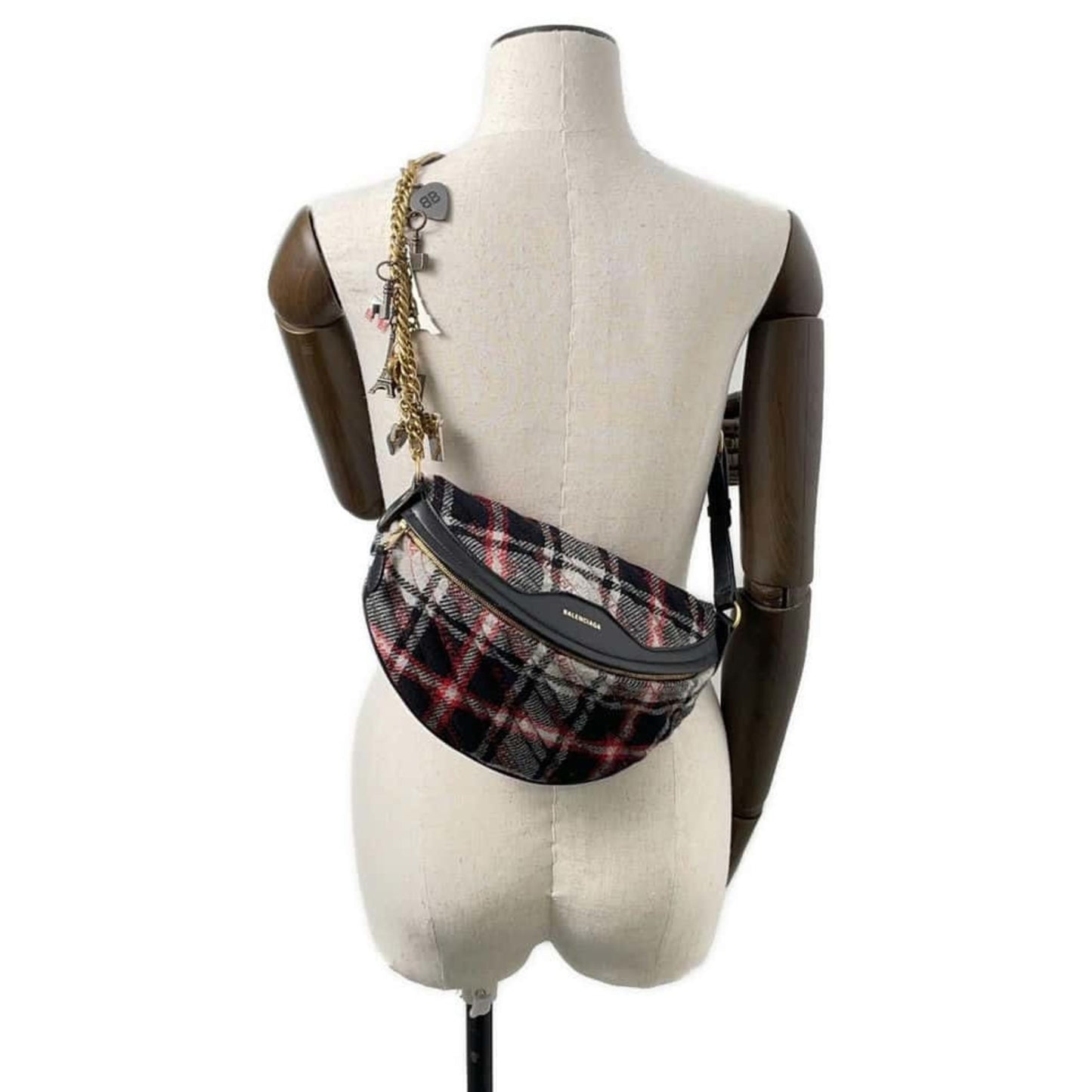 Balenciaga Wool Black Crossbody Bags