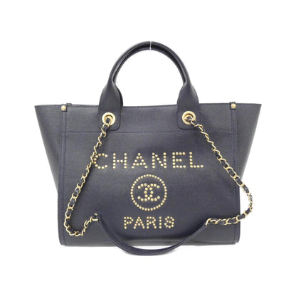Chanel Calfskin Blue Handbags
