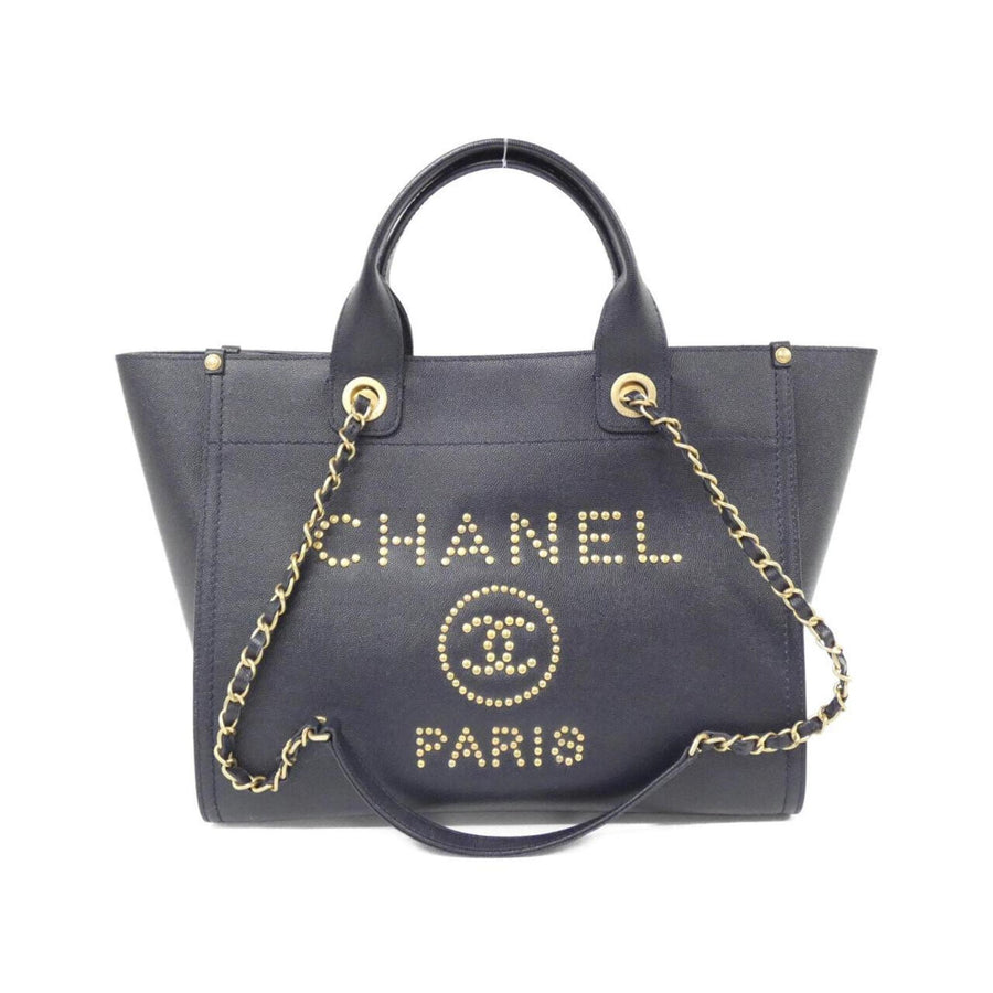 Chanel Calfskin Blue Handbags