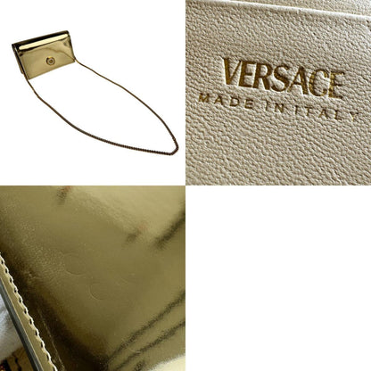 Versace Patent Gold Shoulder Bags